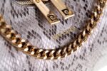 PIERRE CARDIN PYTHON ECO-LEATHER BAG - MS169 23659 - Image 6