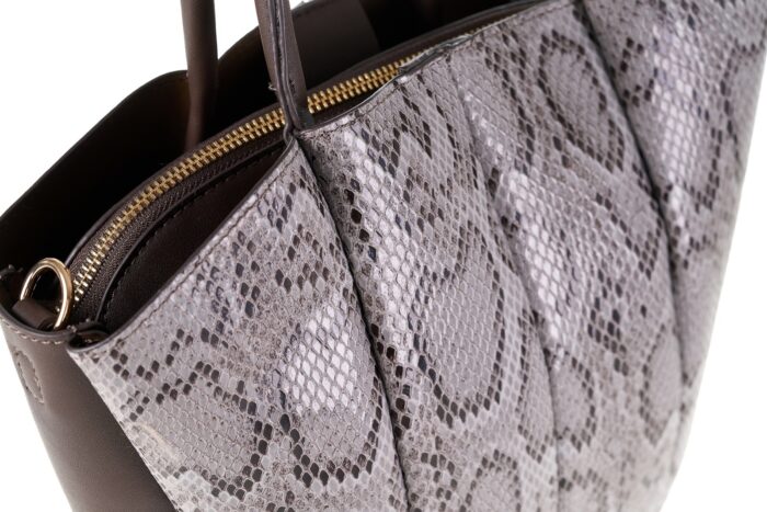 PIERRE CARDIN PYTHON ECO-LEATHER BAG - MS169 23810 - Image 7