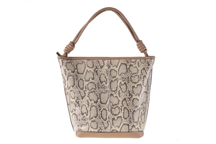 PIERRE CARDIN PYTHON ECO-LEATHER BAG - MS169 86787 - Image 1