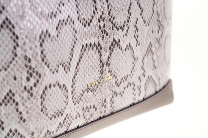 PIERRE CARDIN PYTHON ECO-LEATHER BAG - MS169 86787 - Image 6