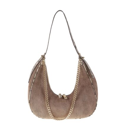 PIERRE CARDIN ECO-LEATHER SUEDE AND PYTHON BAG - MS170 23659