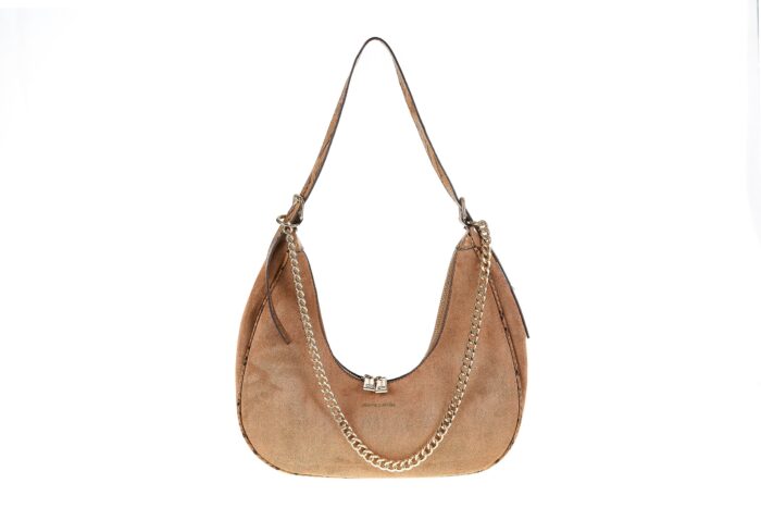 PIERRE CARDIN ECO-LEATHER SUEDE AND PYTHON BAG - MS170 23659 - Image 2