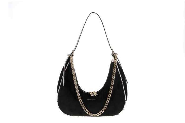 PIERRE CARDIN ECO-LEATHER SUEDE AND PYTHON BAG - MS170 23659 - Image 3
