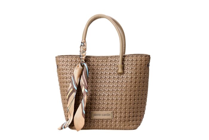 PIERRE CARDIN WOVEN ECO-LEATHER MINI BAG - LONG23 2402 - Image 4