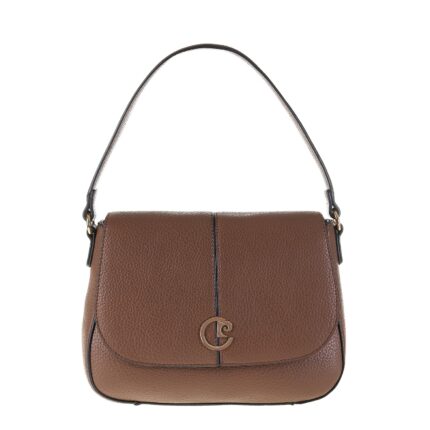 PIERRE CARDIN ECO-LEATHER SHOULDER BAG WITH SHOULDER STRAP - GN51 67252