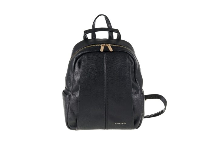 PIERRE CARDIN ECO-LEATHER BACKPACK WITH FRONT POCKETS - GN51 90641 - Image 4
