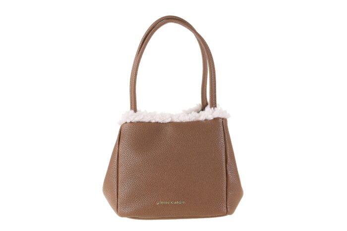 PIERRE CARDIN MINI BAG IN ECO-LEATHER AND FUR - GN56 9230 - Image 1