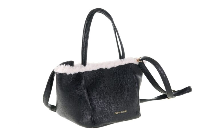 PIERRE CARDIN MINI BAG IN ECO-LEATHER AND FUR - GN56 9230 - Image 3
