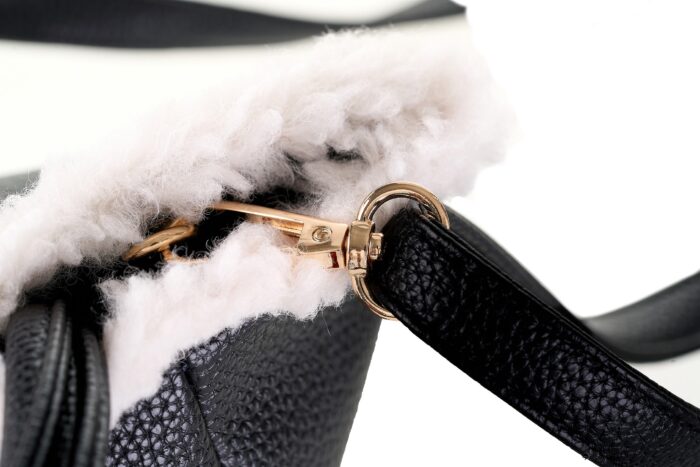 PIERRE CARDIN MINI BAG IN ECO-LEATHER AND FUR - GN56 9230 - Image 6