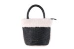 PIERRE CARDIN HAND BUCKET BAG IN ECO-LEATHER AND FUR - GN56 9231 - Image 3