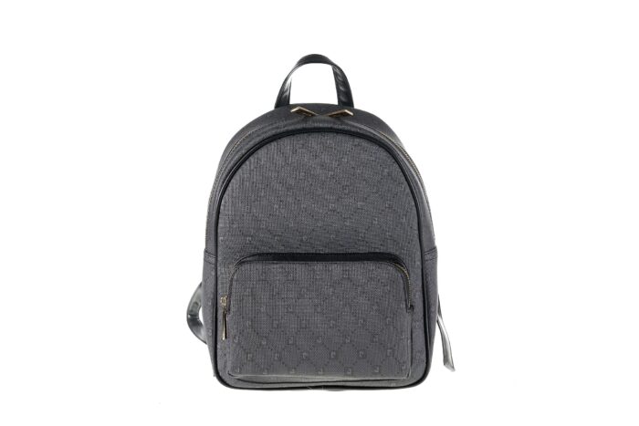PIERRE CARDIN LOGOED ECO-LEATHER BACKPACK - MS168 87022 - Image 3