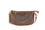 PIERRE CARDIN DOUBLE ECO-LEATHER SHOULDER BAG - MS168 87024