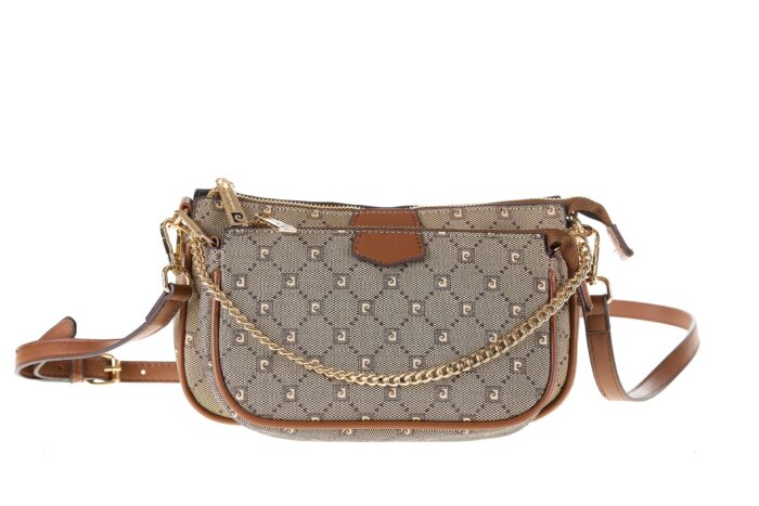 PIERRE CARDIN DOUBLE ECO-LEATHER SHOULDER BAG - MS168 87024 - Image 2