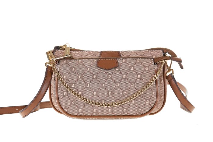 PIERRE CARDIN DOUBLE ECO-LEATHER SHOULDER BAG - MS168 87024 - Image 3