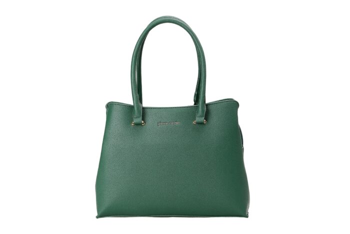 PIERRE CARDIN ECO-LEATHER SHOULDER BAG WITH SHOULDER STRAP - WX18 1245 - Image 1