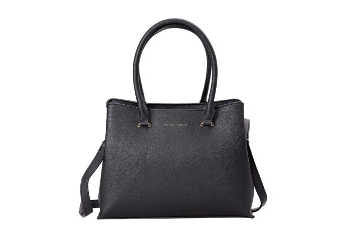 PIERRE CARDIN ECO-LEATHER SHOULDER BAG WITH SHOULDER STRAP - WX18 1245 - Image 2