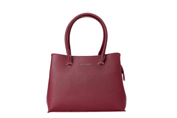 PIERRE CARDIN ECO-LEATHER SHOULDER BAG WITH SHOULDER STRAP - WX18 1245 - Image 6