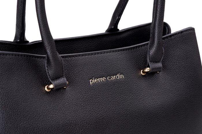 PIERRE CARDIN ECO-LEATHER SHOULDER BAG WITH SHOULDER STRAP - WX18 1245 - Image 10