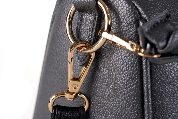PIERRE CARDIN ECO-LEATHER SHOULDER BAG WITH SHOULDER STRAP - WX21 306 - Image 10