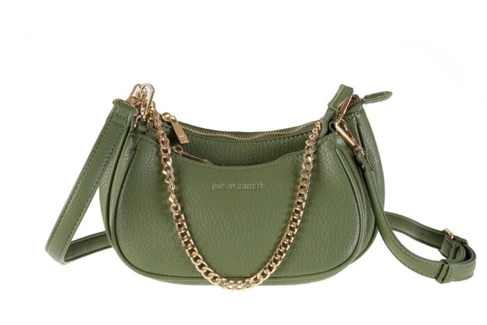 PIERRE CARDIN DOUBLE SHOULDER BAG WITH ECO-LEATHER SHOULDER STRAP - YILA03 16480 - Image 3