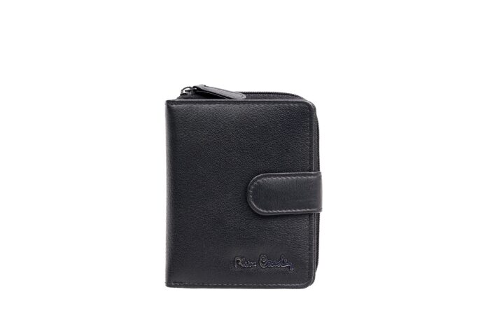 PIERRE CARDIN PURSE WITH ZIP AND BUTTON CLOSURE IN LEATHER - TILAK155 2509 - Image 1