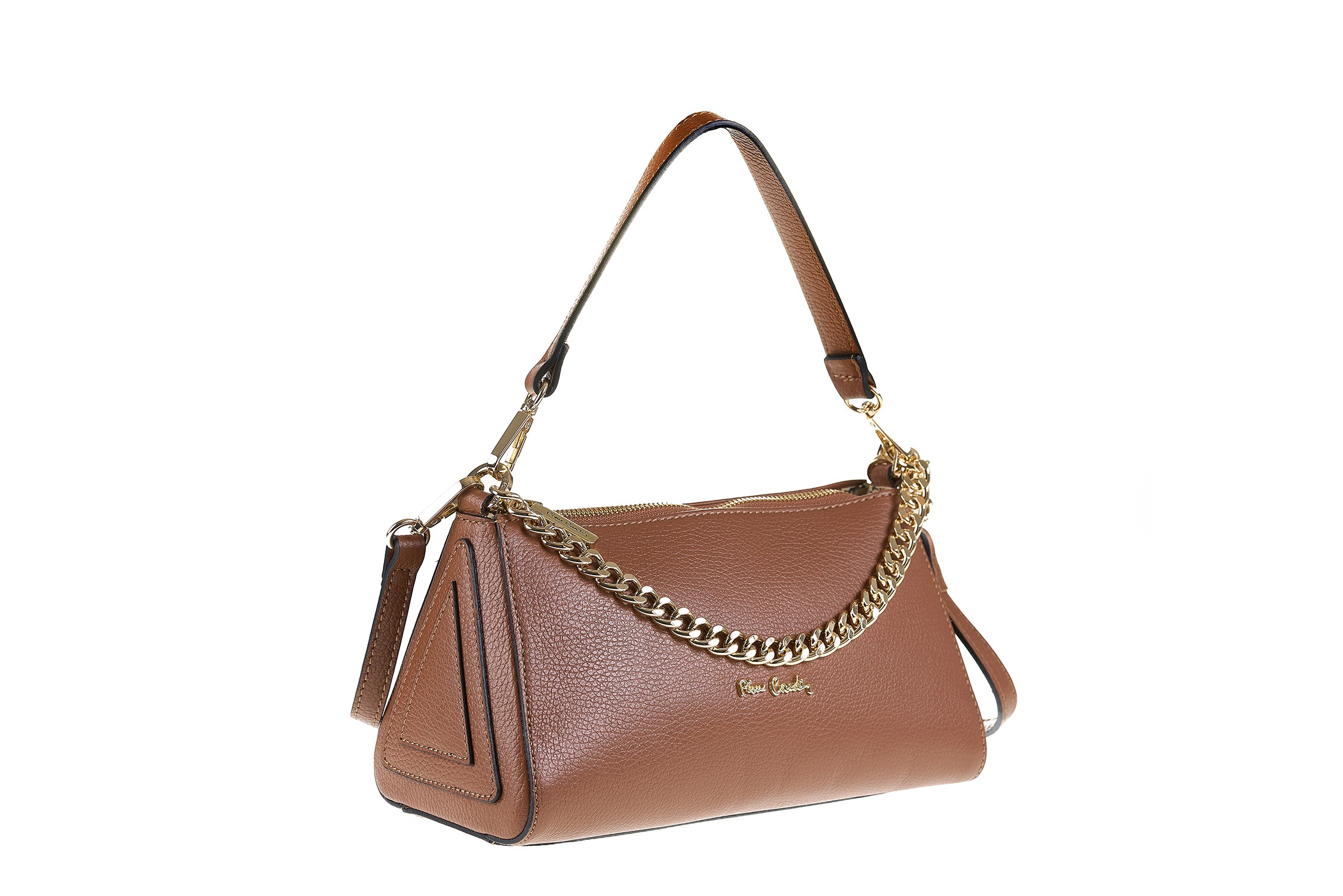 50458 PIERRE CARDIN GENUINE LEATHER SHOULDER BAG WITH SHOULDER STRAP - 1985 DOLLAR - Image 1