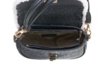 PIERRE CARDIN ECO-LEATHER AND FUR SHOULDER BAG - GN56 9228 - Image 6