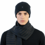 PIERRE CARDIN MEN'S SCARF AND HAT SET - VB01 5