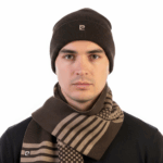 PIERRE CARDIN MEN'S SCARF AND HAT SET - VB01 5 - Image 3