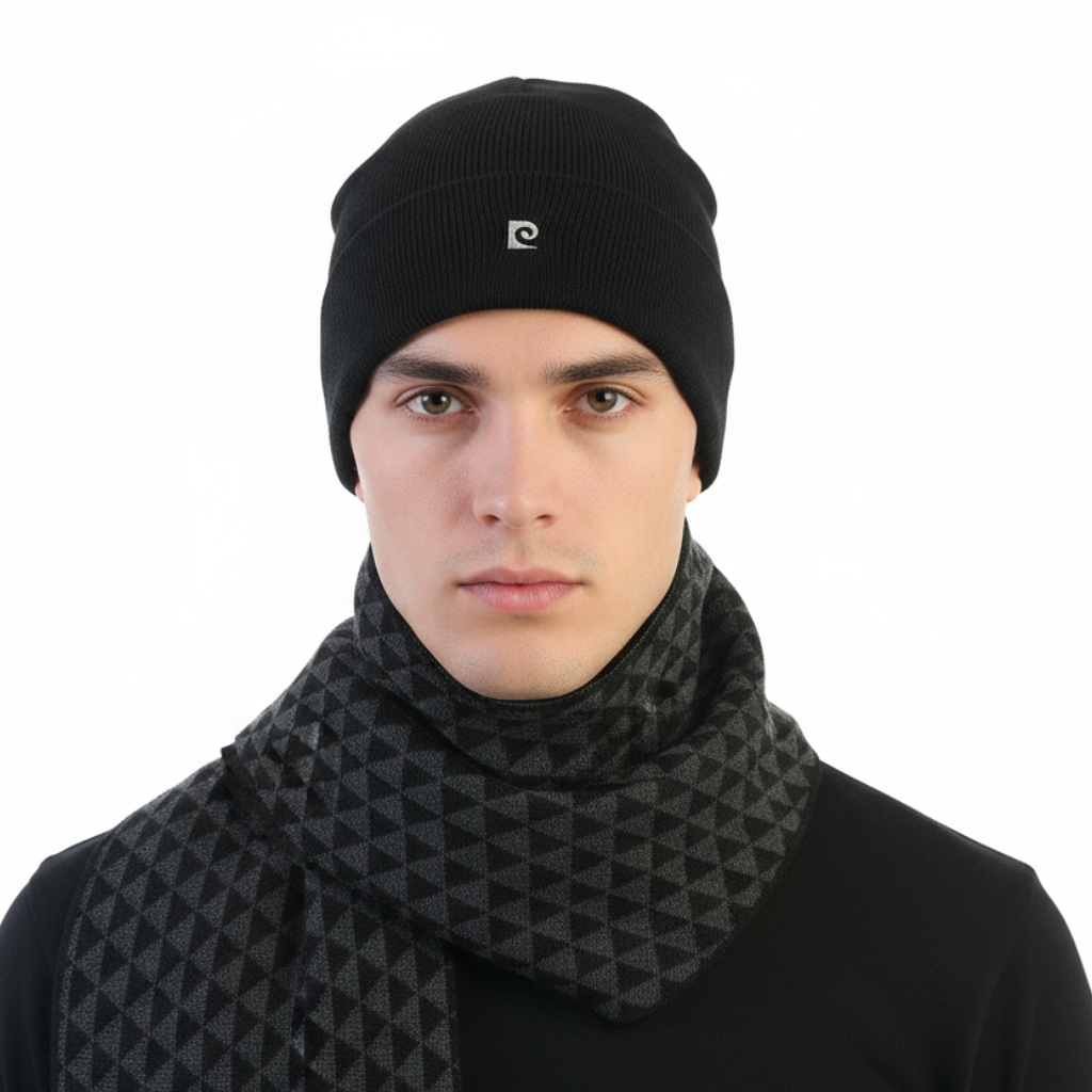 50907 PIERRE CARDIN MEN'S SCARF AND HAT SET - VB01 8 - Image 1