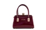 PIERRE CARDIN PATENT FAUX LEATHER SHOULDER BAG WITH SHOULDER STRAP - GN49 3508 - Image 2