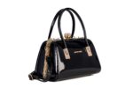 PIERRE CARDIN PATENT FAUX LEATHER SHOULDER BAG WITH SHOULDER STRAP - GN49 3508 - Image 4