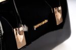 PIERRE CARDIN PATENT FAUX LEATHER SHOULDER BAG WITH SHOULDER STRAP - GN49 3508 - Image 5