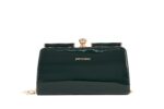 PIERRE CARDIN PATENT FAUX LEATHER SHOULDER BAG - GN49 6948 - Image 2
