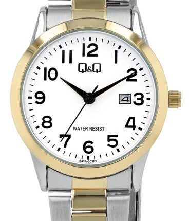 Q&Q Stainless Steel Band Watch 3ATM (Women's) A45A