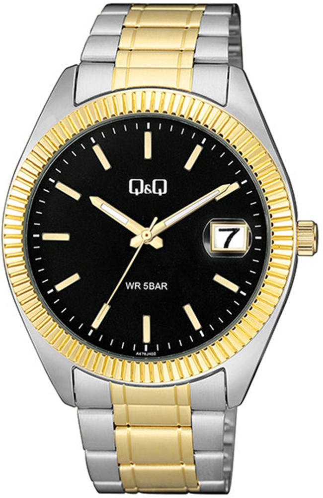 A476J402Y Q&Q Stainless Steel Band Watch 5ATM (Men's) A476J - Image 1