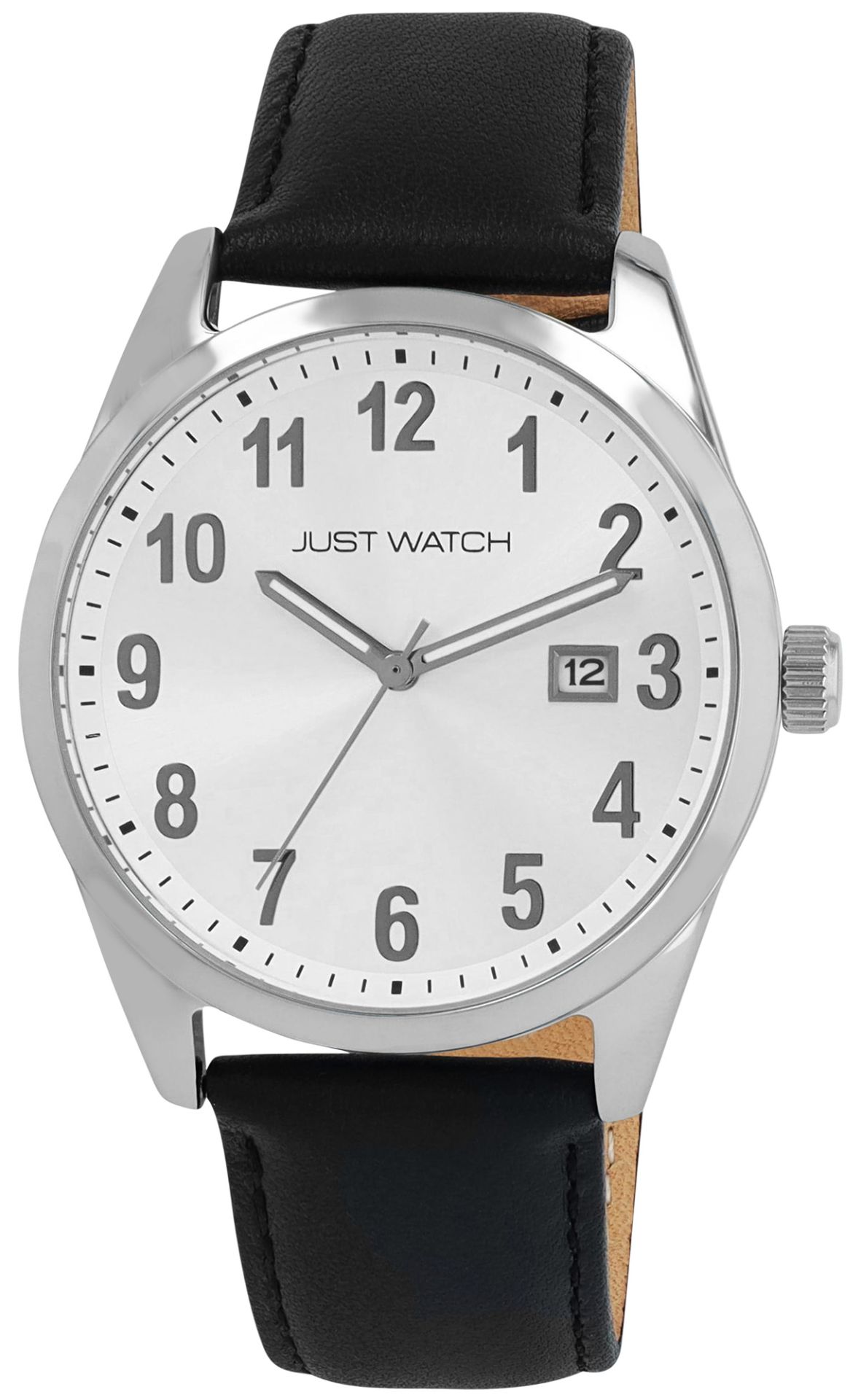 JW20199-001 f Just Watch Real-Leather Band Watch 5ATM (Men's) JW20199 - Image 1
