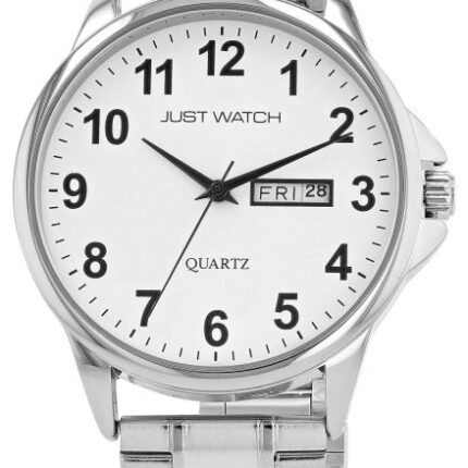 Just Watch Stainless Steel Band Watch 3ATM (Men's) JW20210