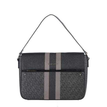PIERRE CARDIN ECO-LEATHER SHOULDER BAG WITH SHOULDER STRAP - FR10 7542
