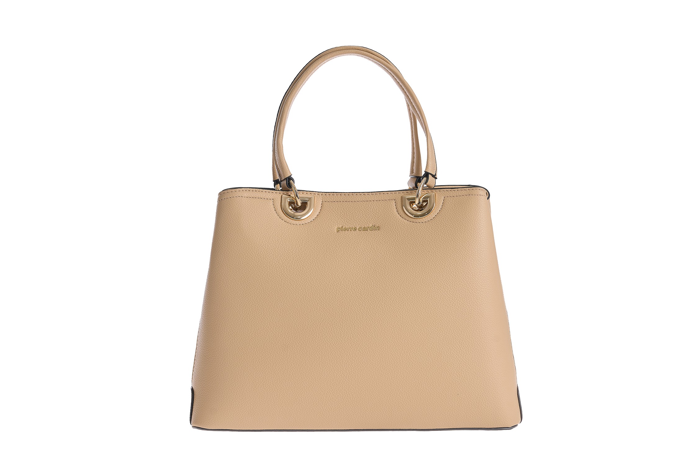 gn60-3363 cuoio PIERRE CARDIN ECO-LEATHER HANDBAG WITH SHOULDER STRAP - GN60 3363 - Image 1
