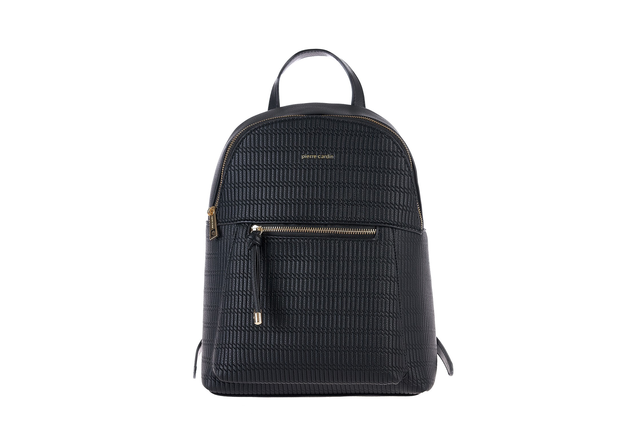 ms175-25185 black PIERRE CARDIN ECO-LEATHER BACKPACK - MS175 25185 - Image 1