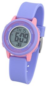 Q&Q Purple Resin Band Digital Watch 10ATM (Kids') M208J002Y