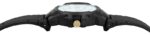 Q&Q Black Resin Band Watch White/Gold Details 10ATM (Men's) V50A-004VY - Image 2