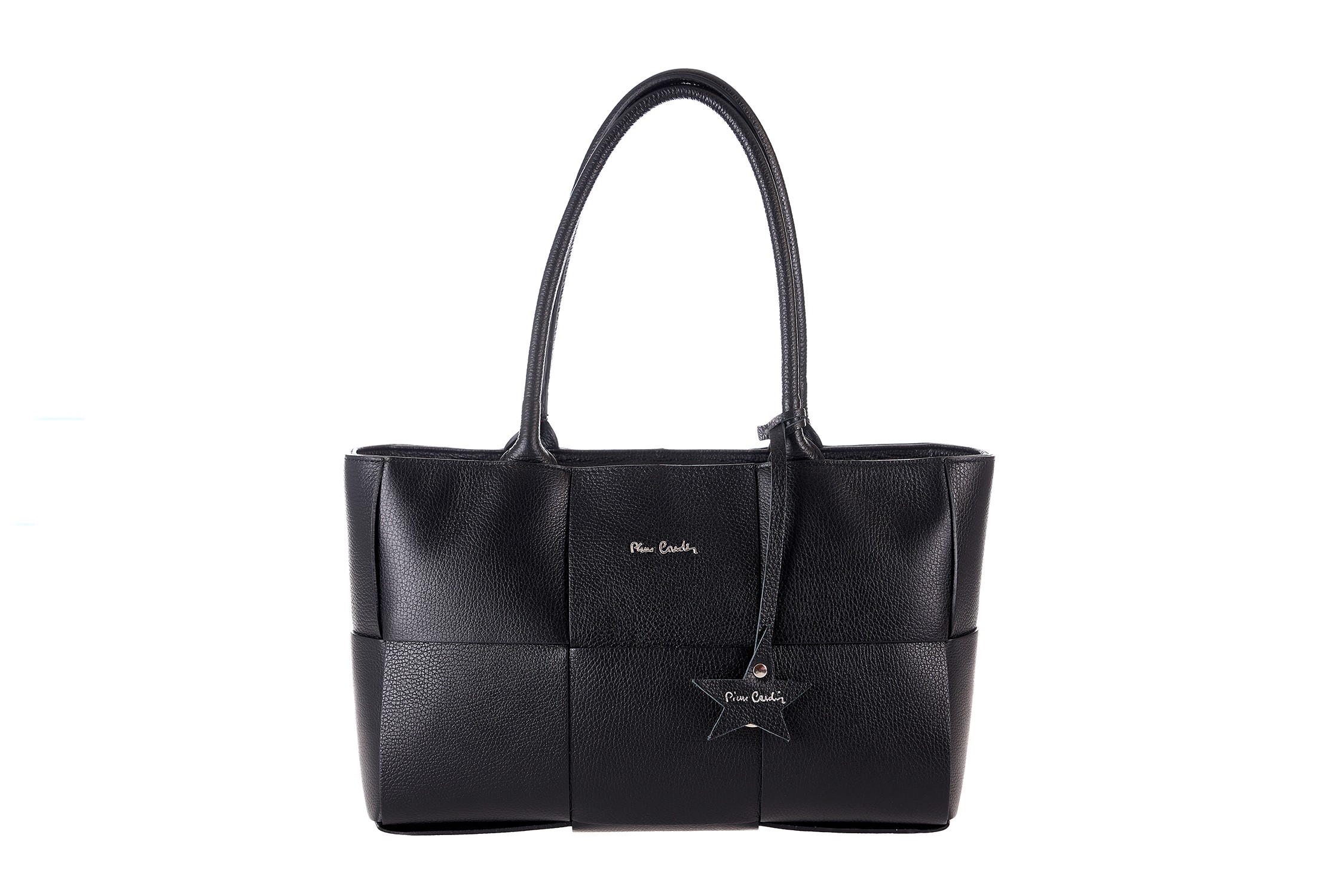 13024-dollar bl PIERRE CARDIN GENUINE LEATHER SHOULDER BAG - 13024 DOLLAR - Image 1