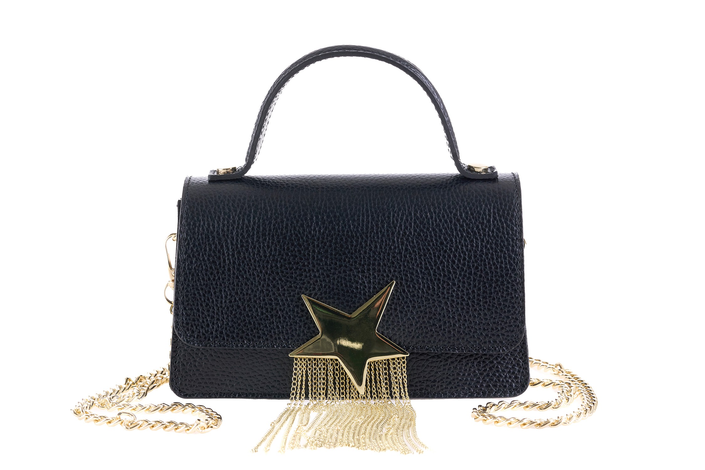 1990-dollar bl PIERRE CARDIN GENUINE LEATHER HANDBAG WITH SHOULDER STRAP - 1990 DOLLAR - Image 1