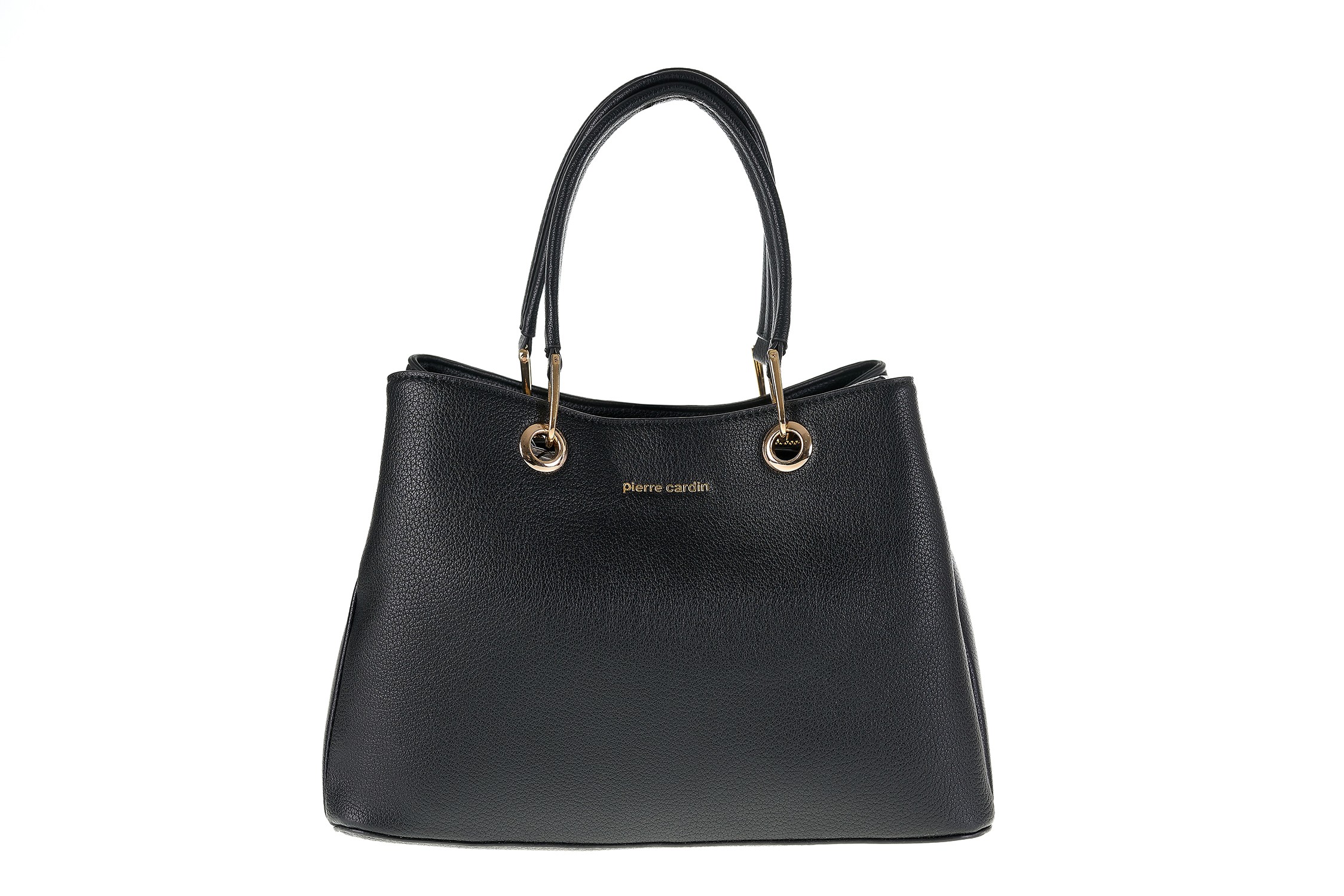 gn44-33677 bl PIERRE CARDIN ECO-LEATHER SHOULDER BAG WITH SHOULDER STRAP - GN44 33677 - Image 1