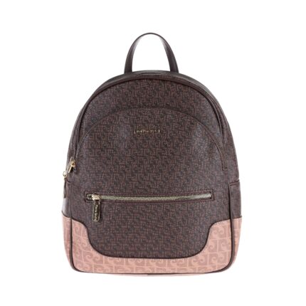 PIERRE CARDIN ECO-LEATHER BACKPACK WITH LOGO - GN61 259196