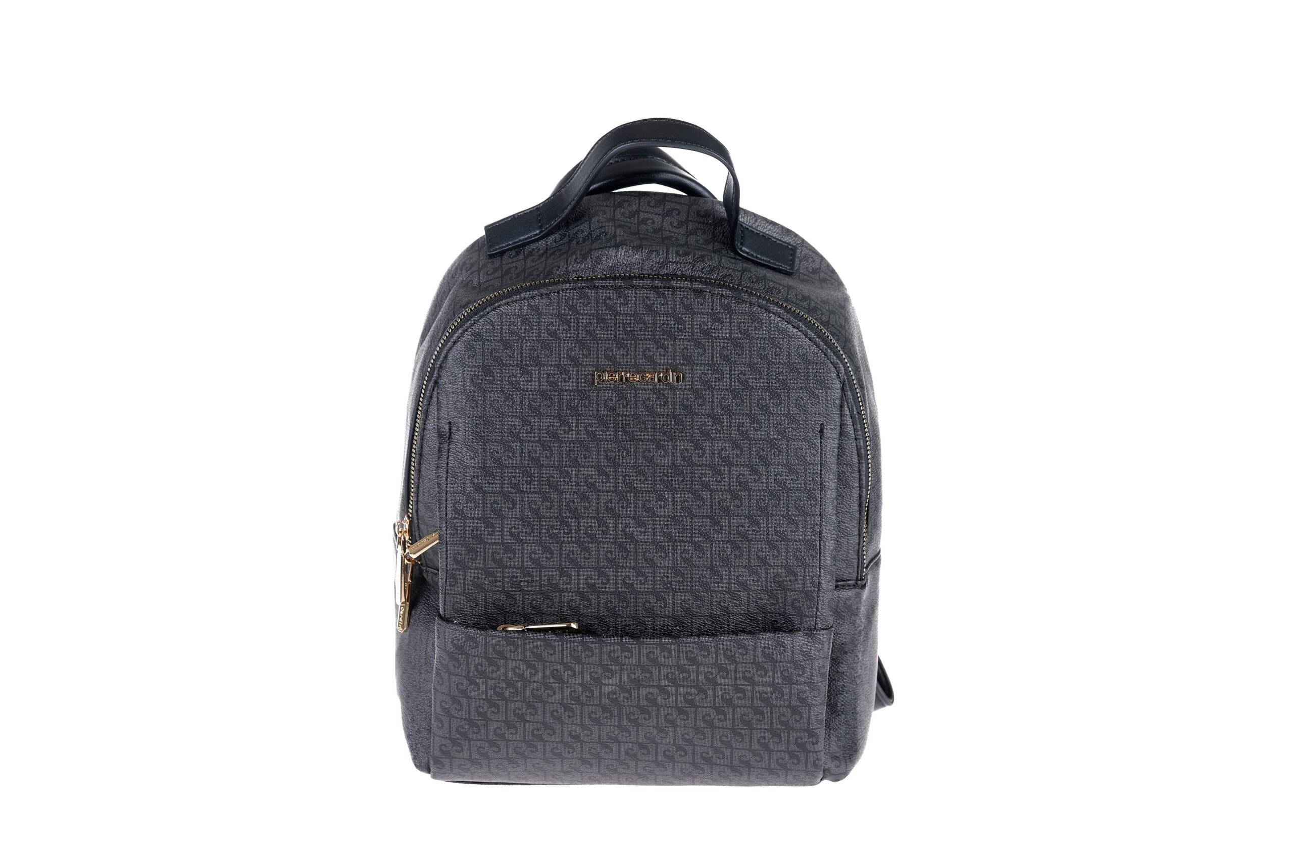 gn61-259239 bl PIERRE CARDIN ECO-LEATHER BACKPACK WITH LOGO - GN61 259239 - Image 1