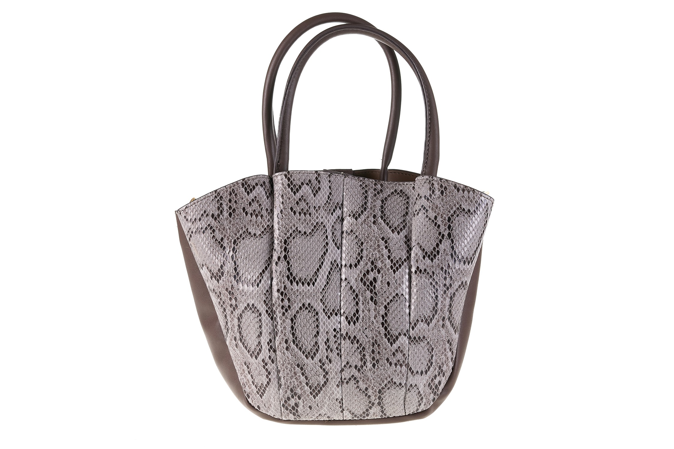 ms169-23810 nero PIERRE CARDIN ECO-LEATHER PYTHON BAG – MS169 23810 - Image 1
