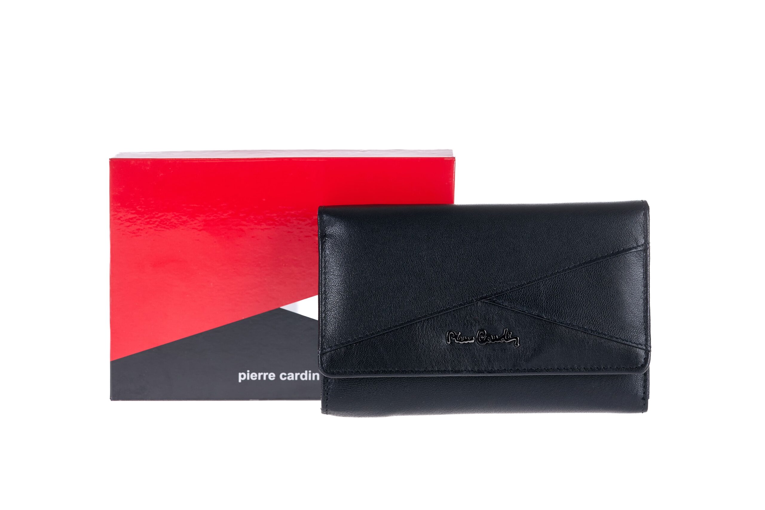 tilak167-6334 bl PIERRE CARDIN GENUINE LEATHER PURSE - TILAK167 6334 - Image 1